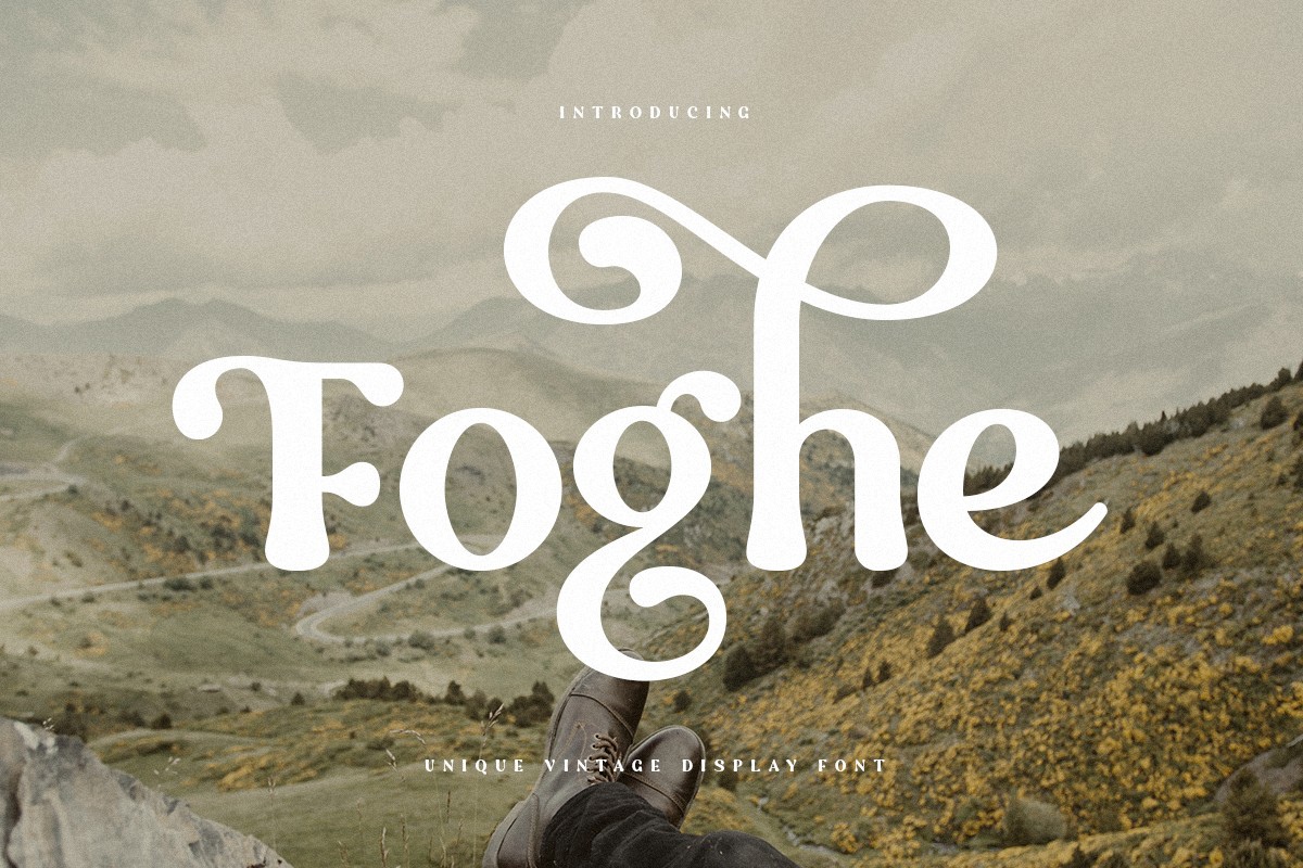 Foghe Font preview