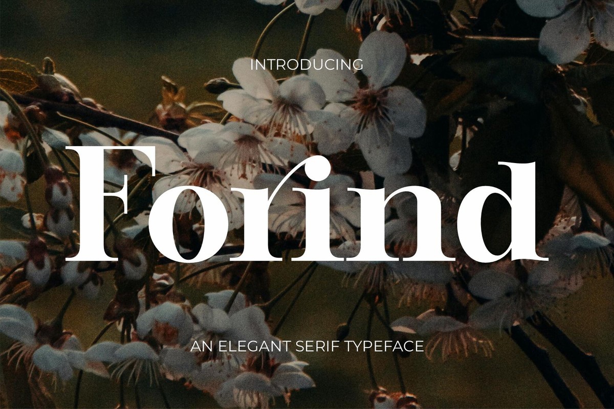 Forind Font preview