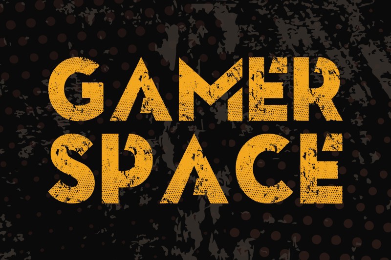 Gamer Space Font preview