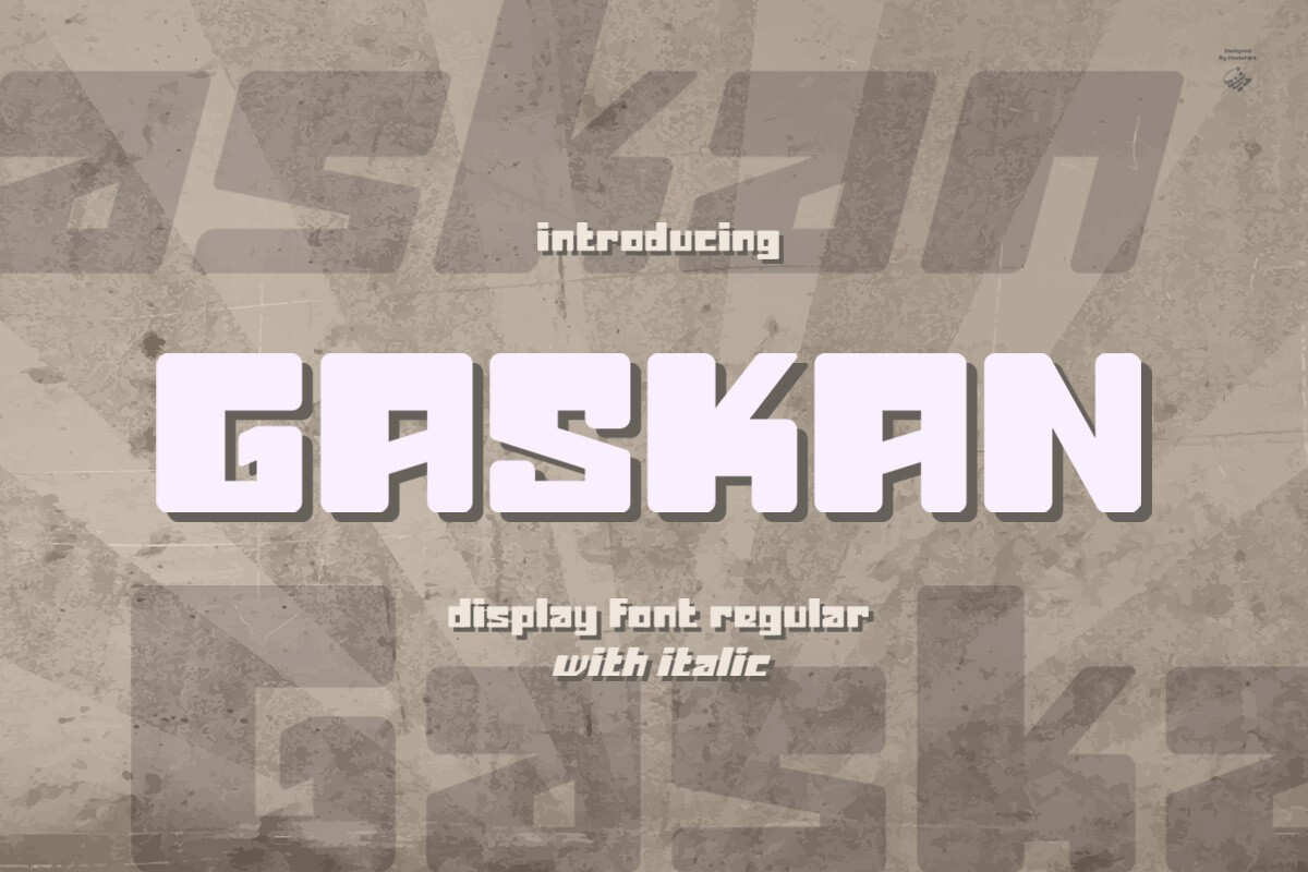 Gaskan Font preview