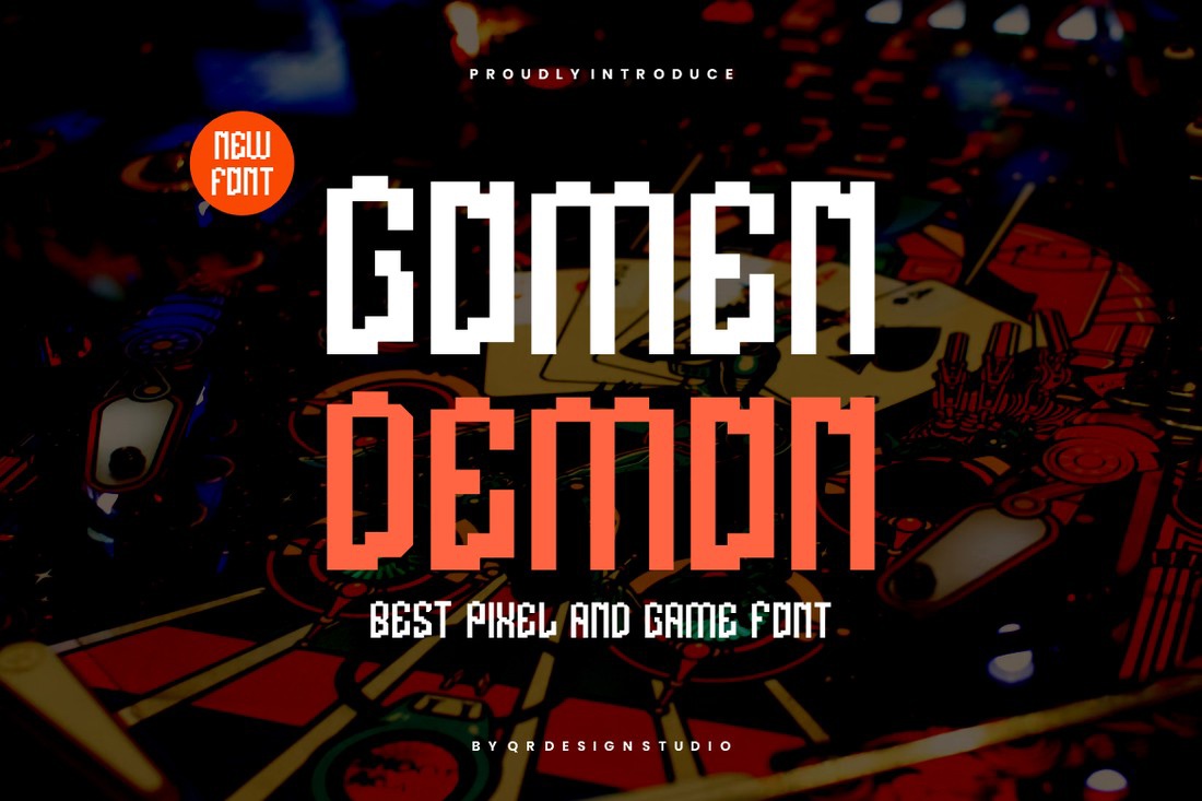 Gomen Demon Font preview