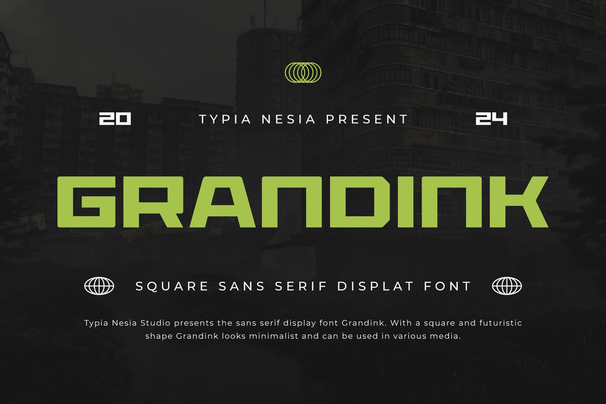 Grandink Font preview