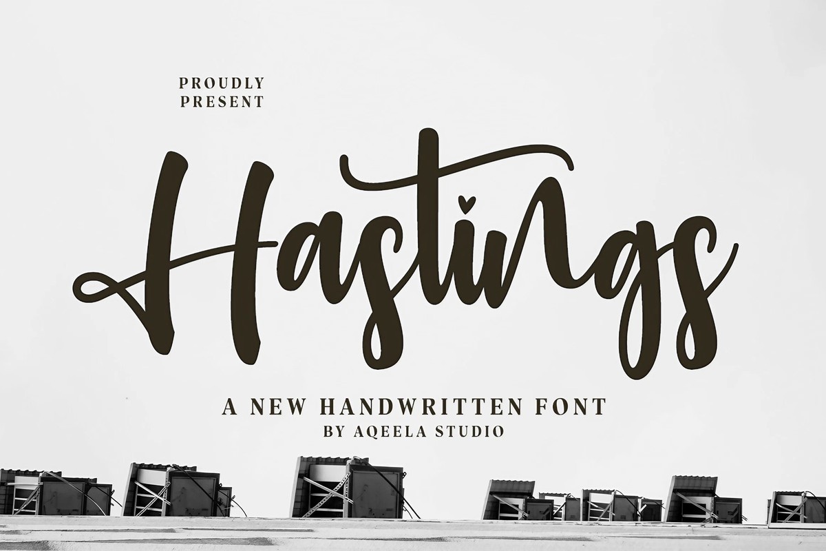 Hastings Font preview