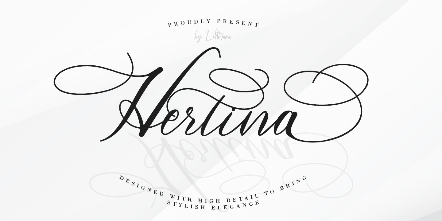 Hertina Font preview