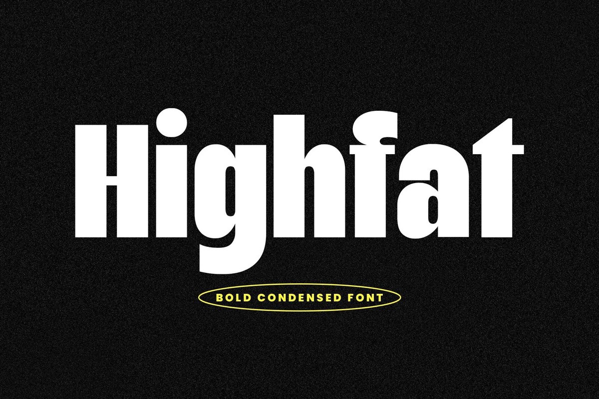 Highfat Font preview