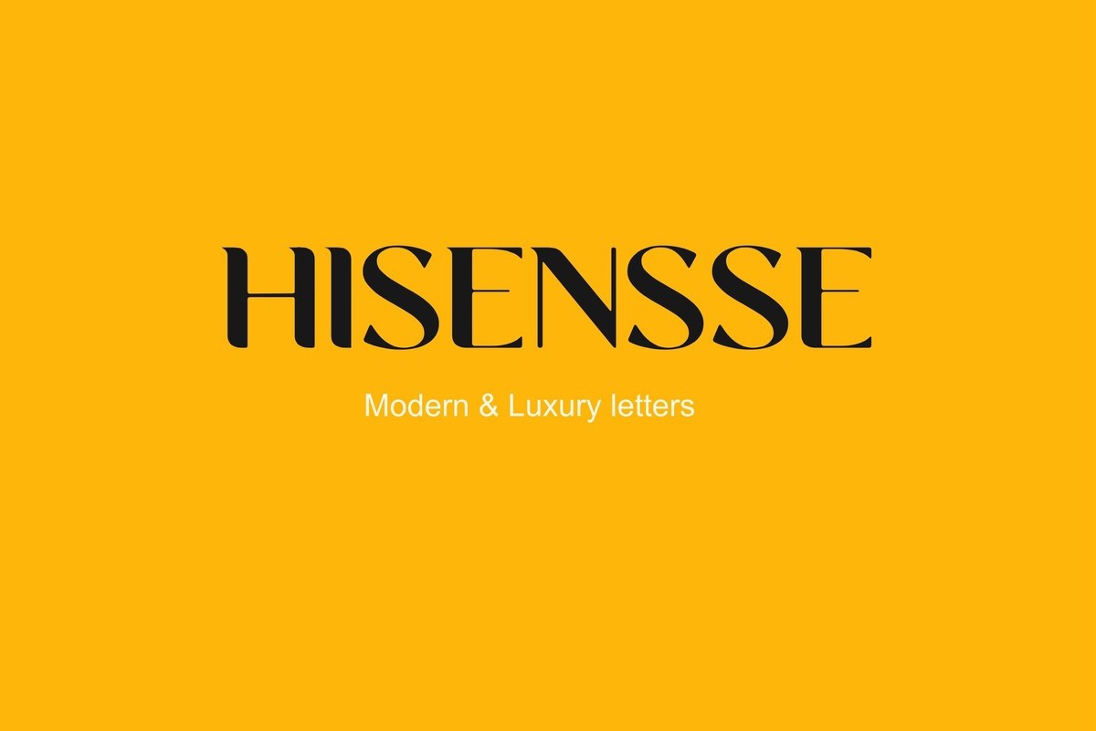 Hisensse Font preview