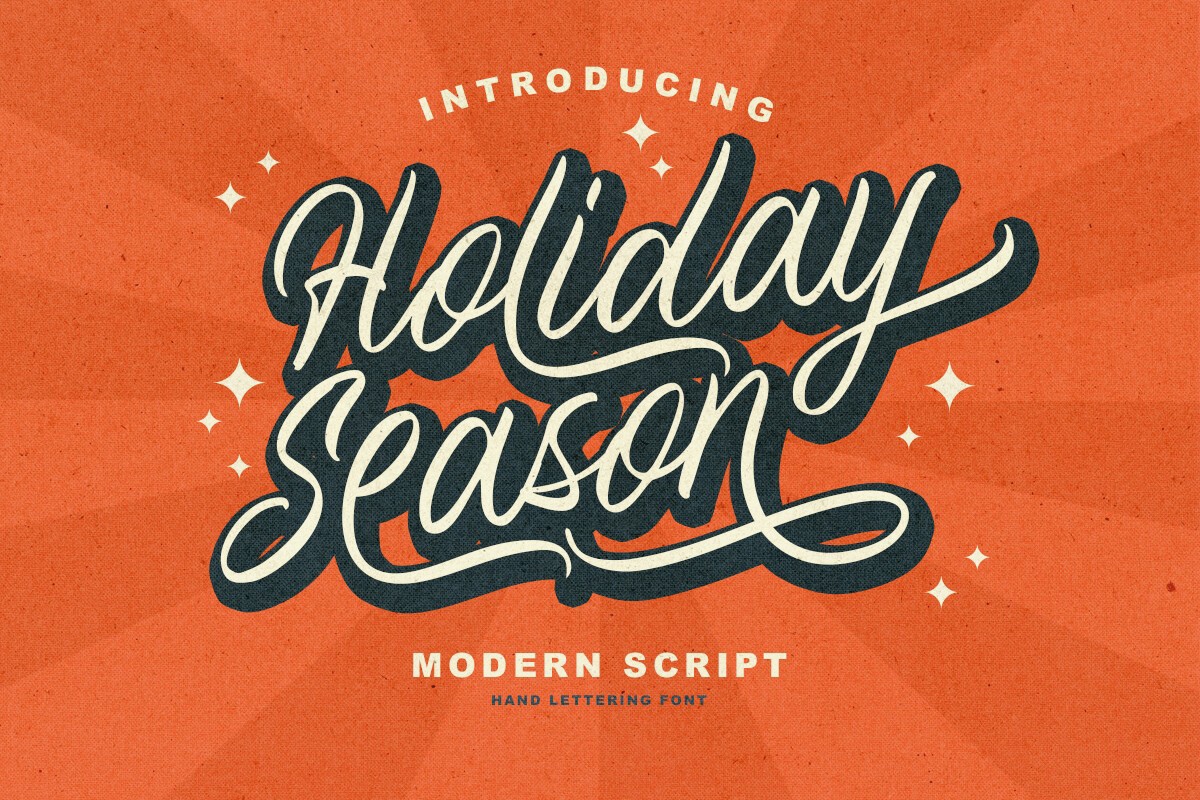 Holiday Season Font preview