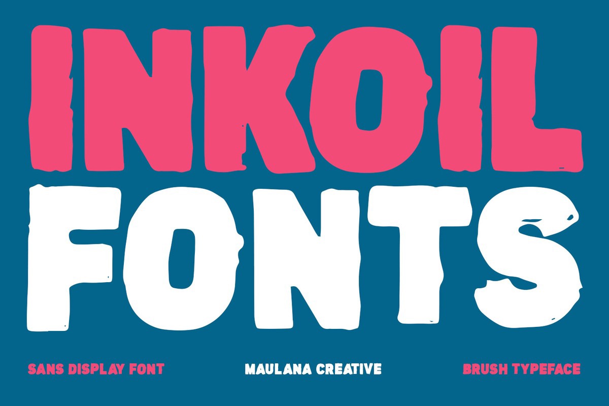 Inkoil Font preview