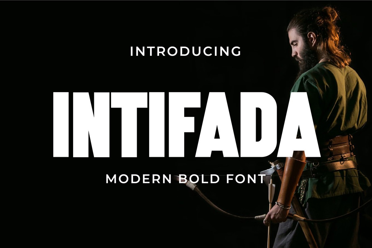 Intifada Font preview