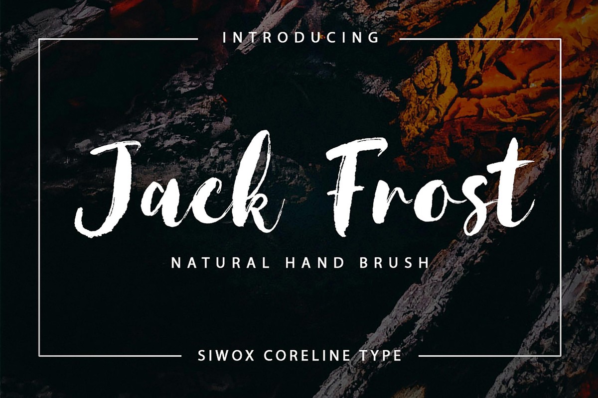 Jack Frost Font preview