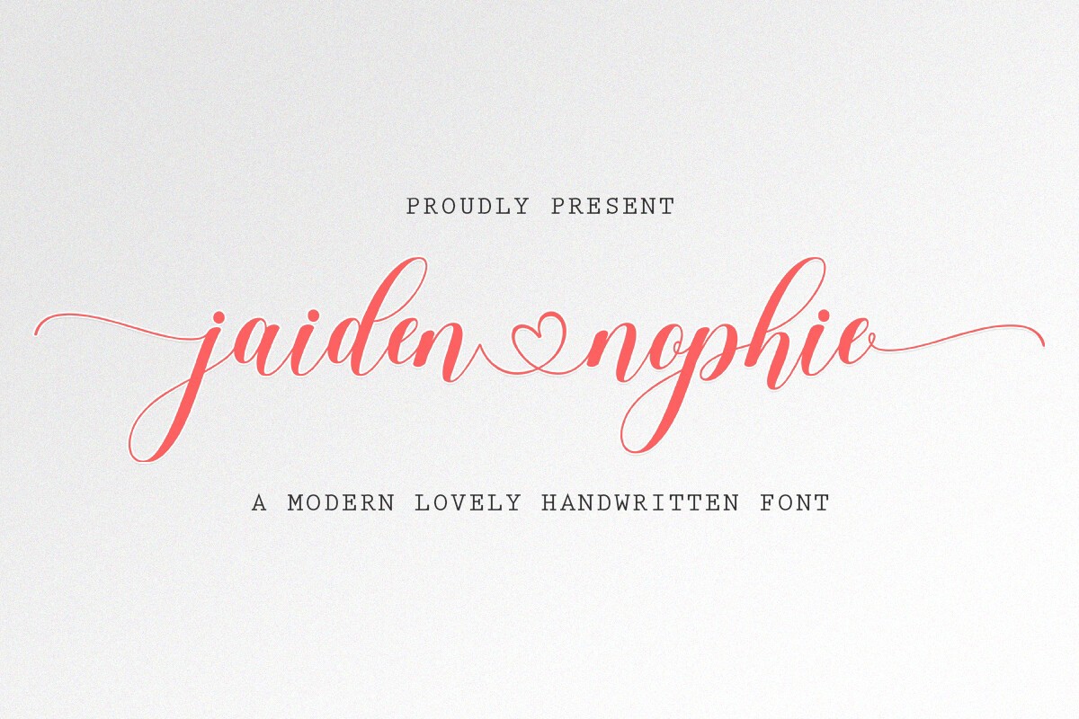 Jaiden Nophie Font preview