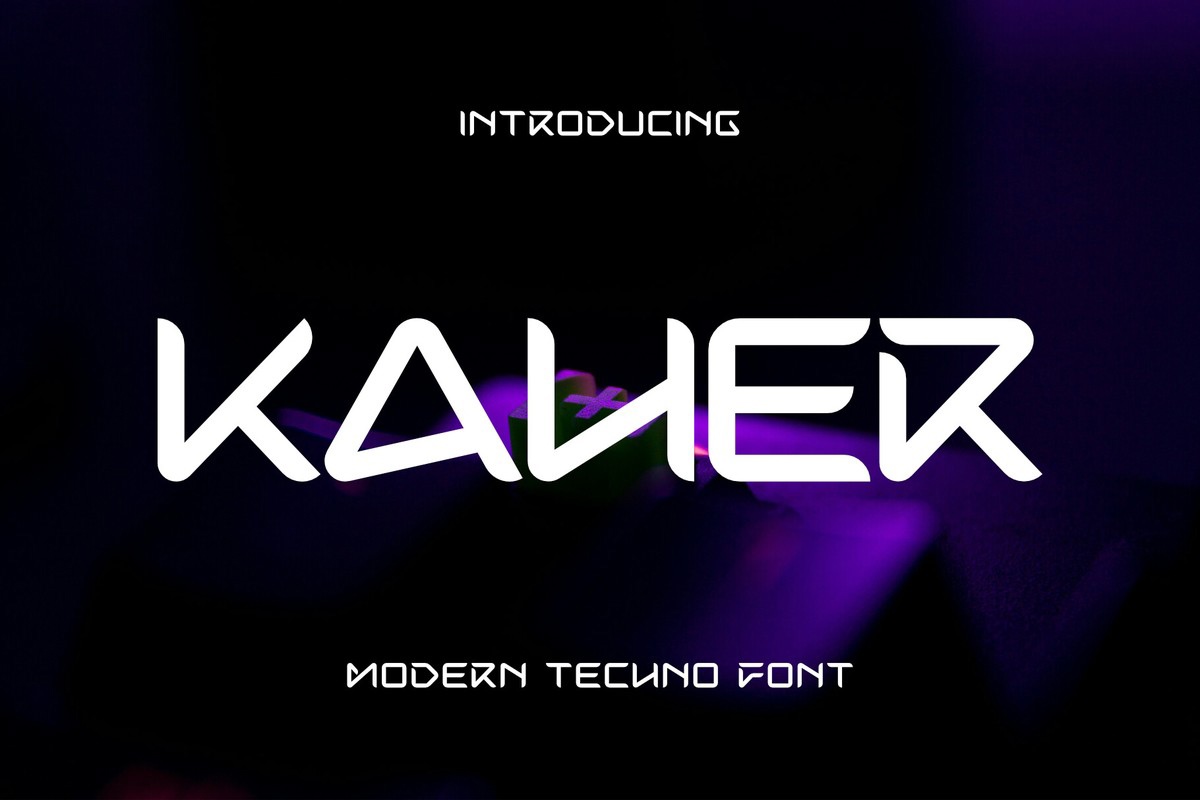 Kaher Font preview