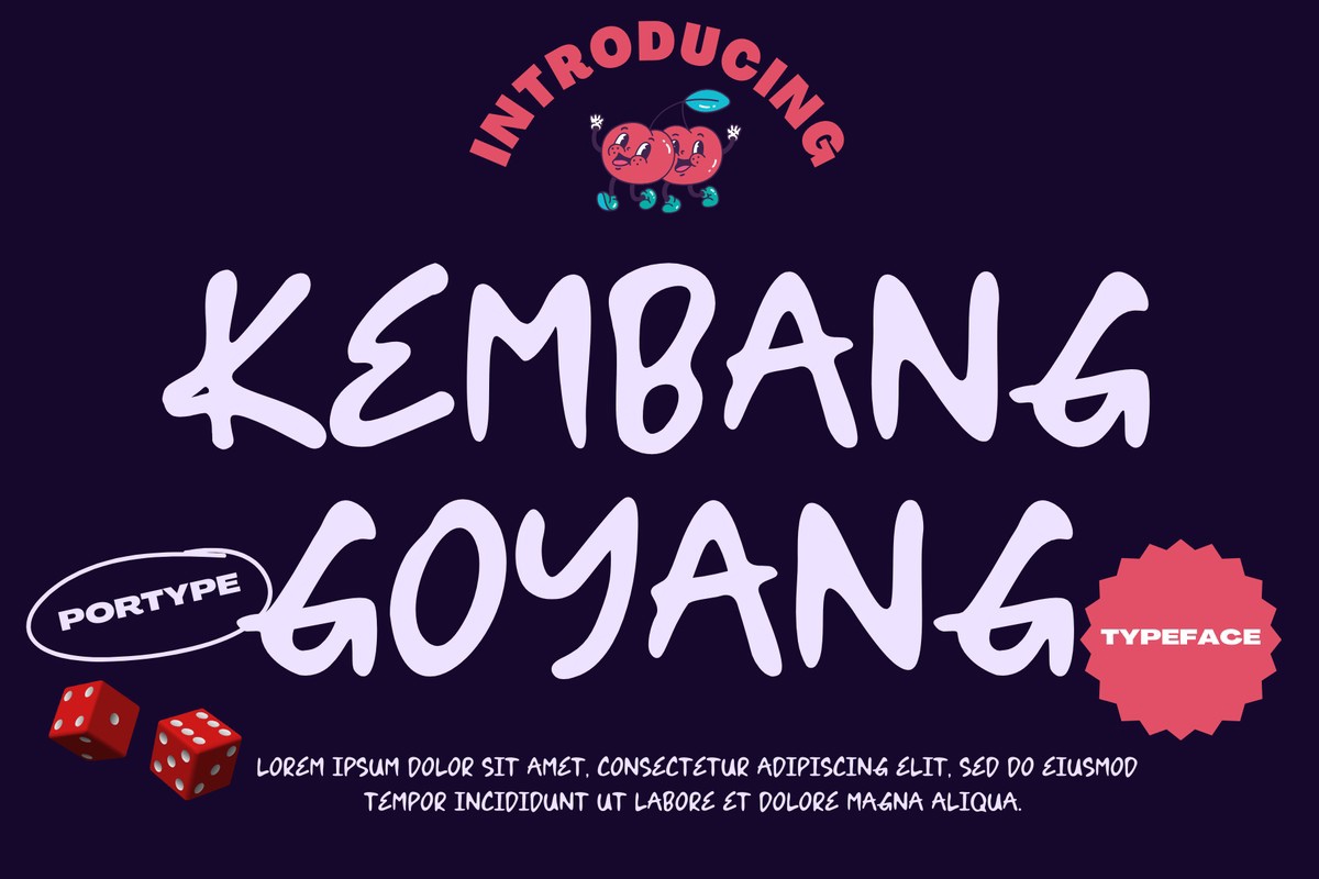 Kembang Goyang Font preview