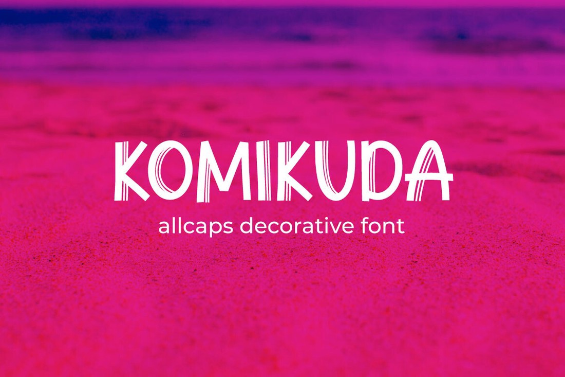 Komikuda Font preview