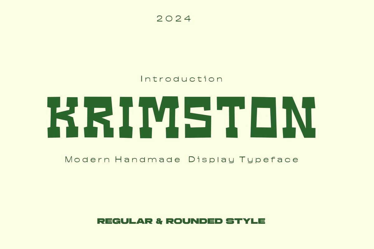 Krimston Font preview