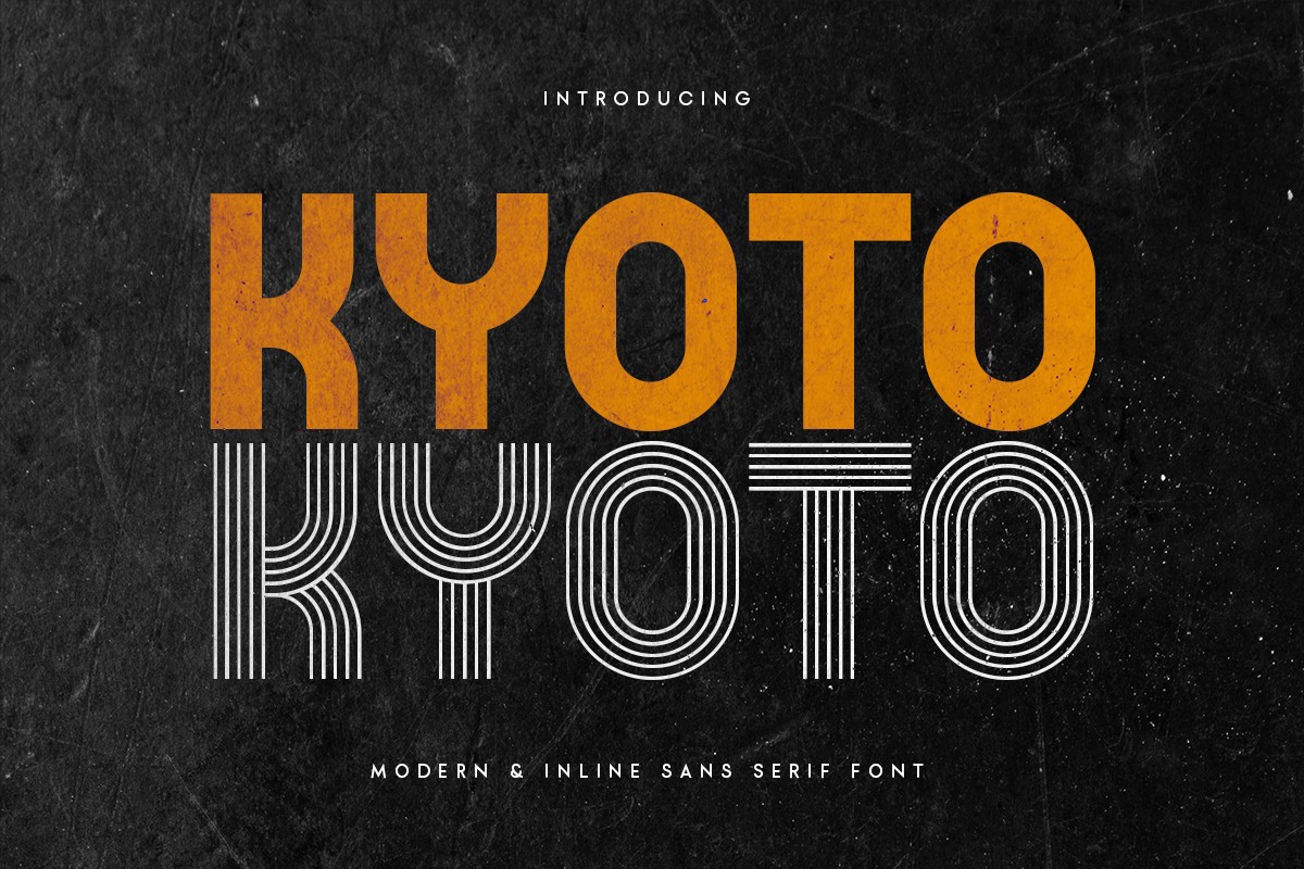 Kyoto Font preview