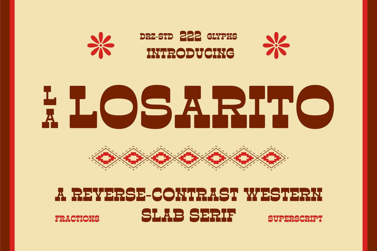 La Losarito Font preview