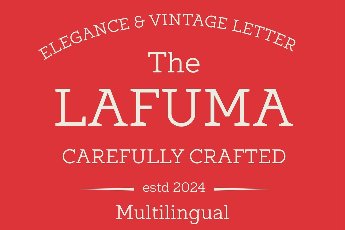 Lafuma Font preview