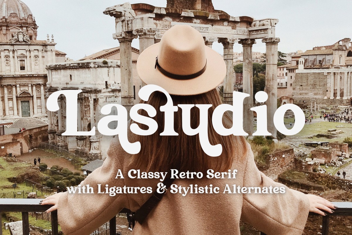 Lastudio Font preview