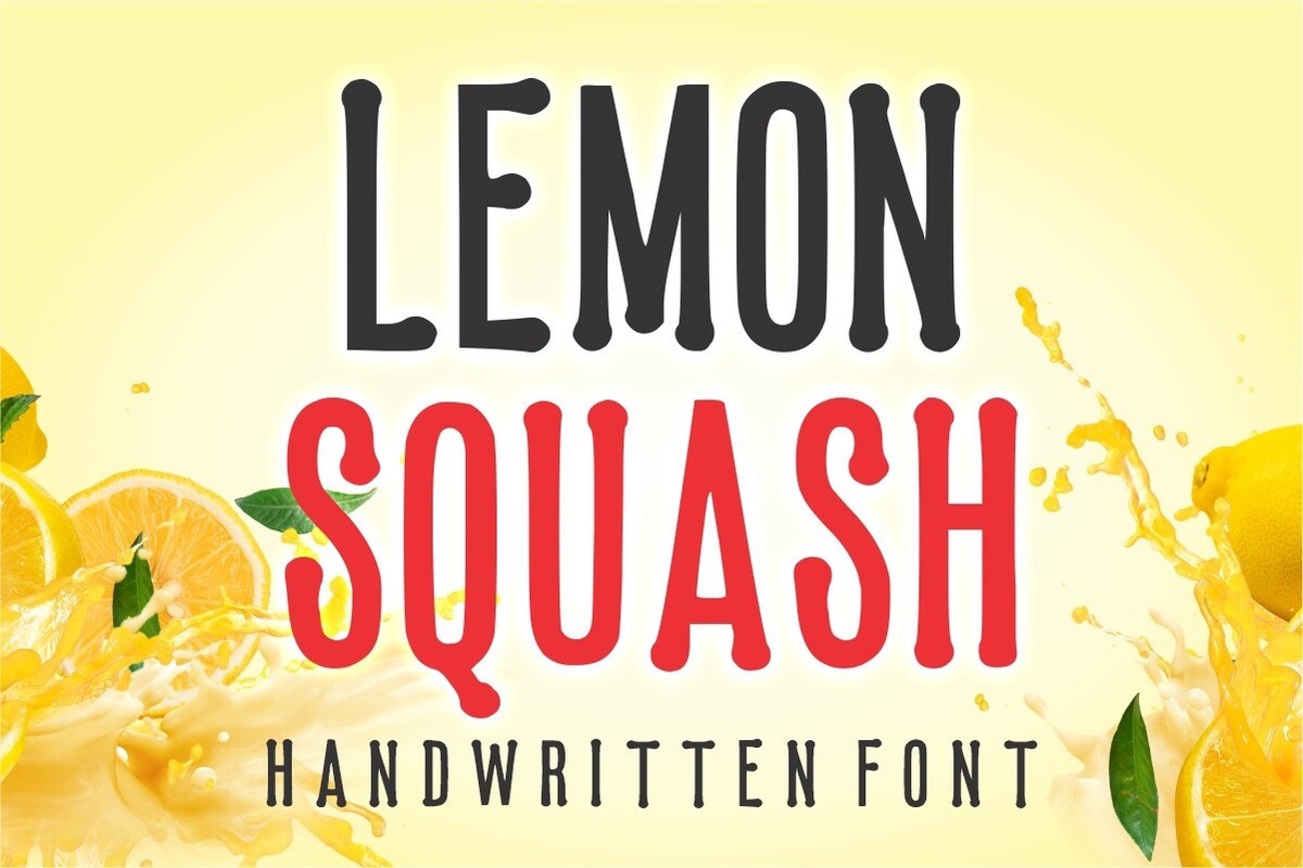 Lemon Squash Font preview