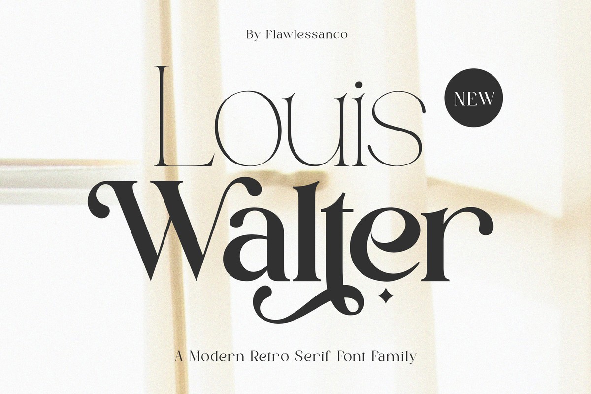 Louis Walter Font preview