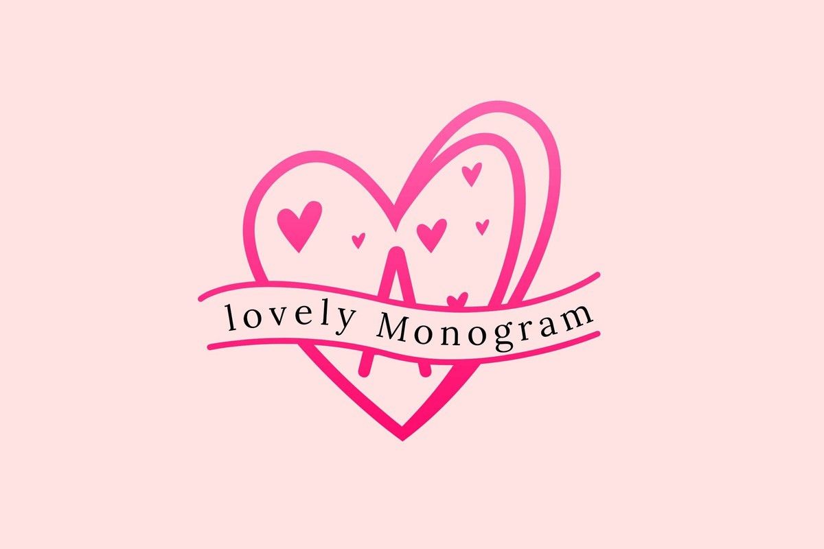 Lovely Monogram Font preview