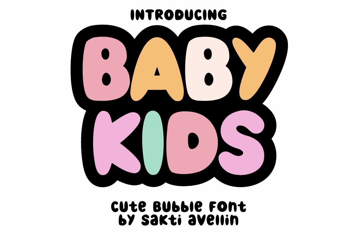 Baby Kids Font preview