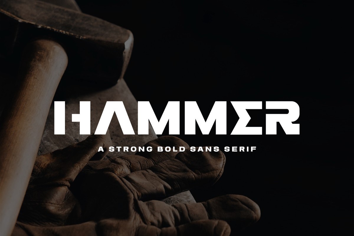 Hammer Font preview