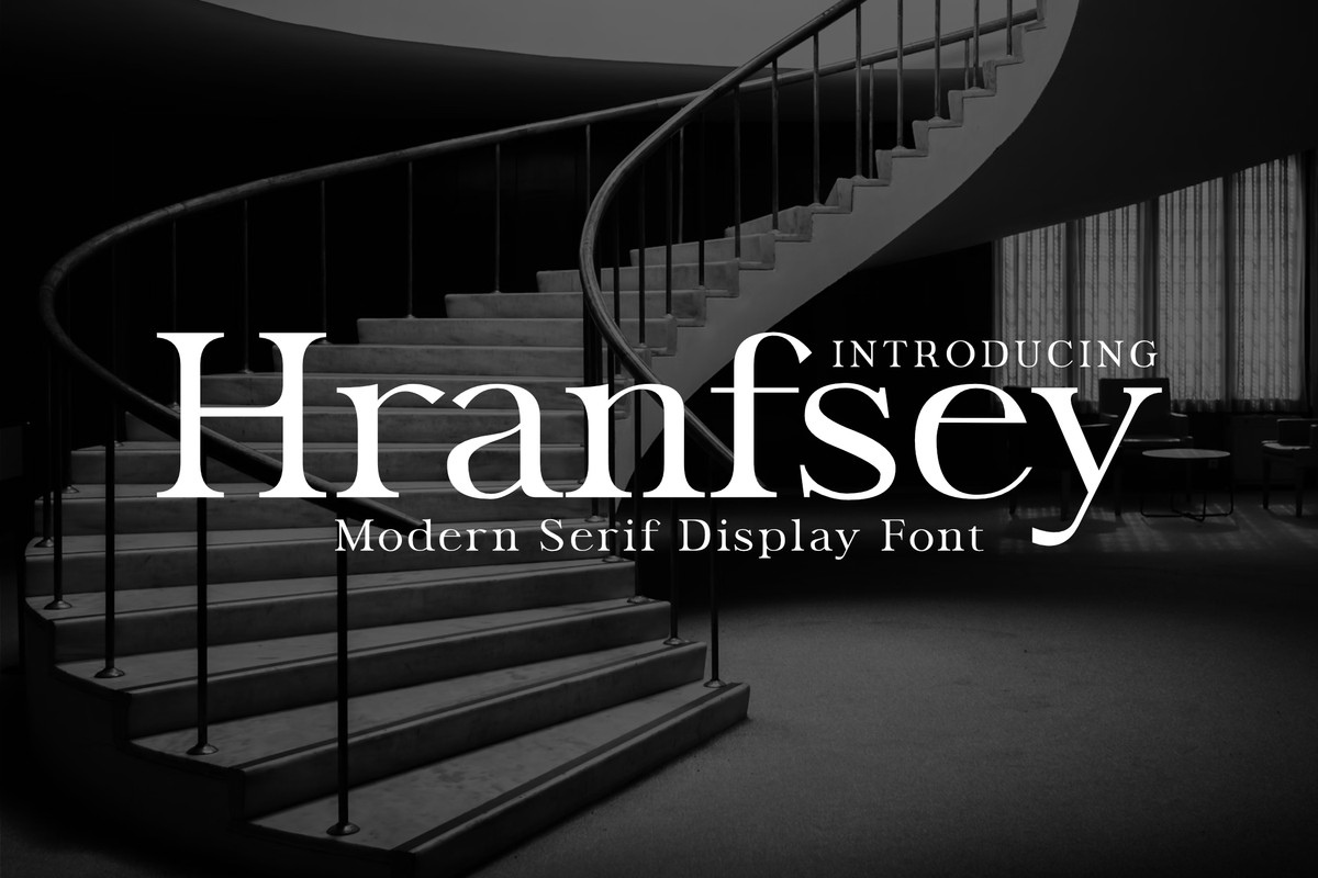 Hranfsey Font preview