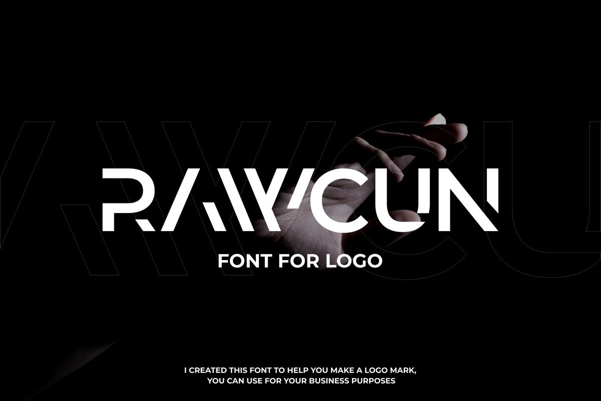 Rawcun Font preview