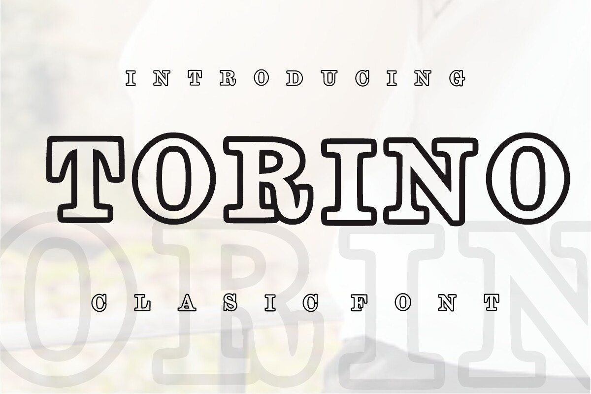 Torino Font preview