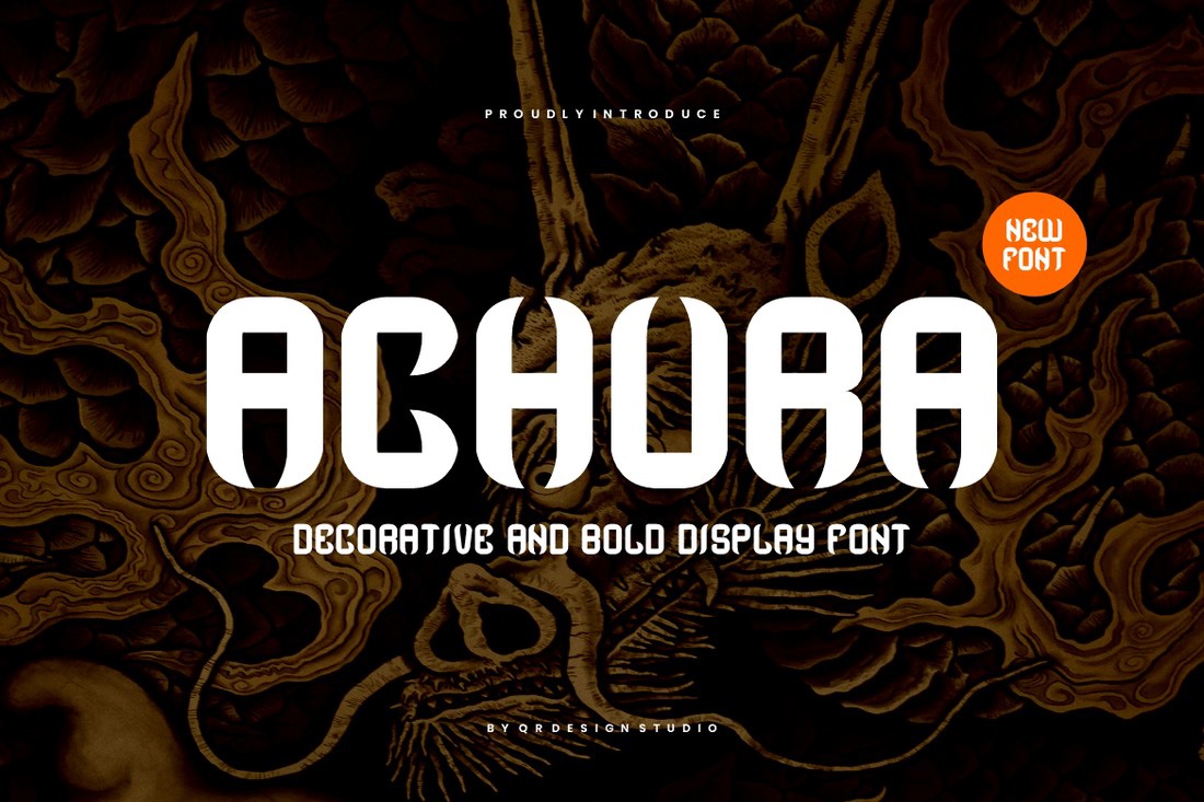 Achura Font preview