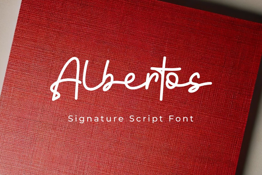 Albertos Font preview