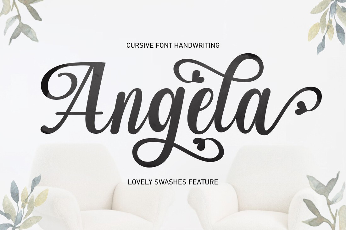 Angela Story Font preview