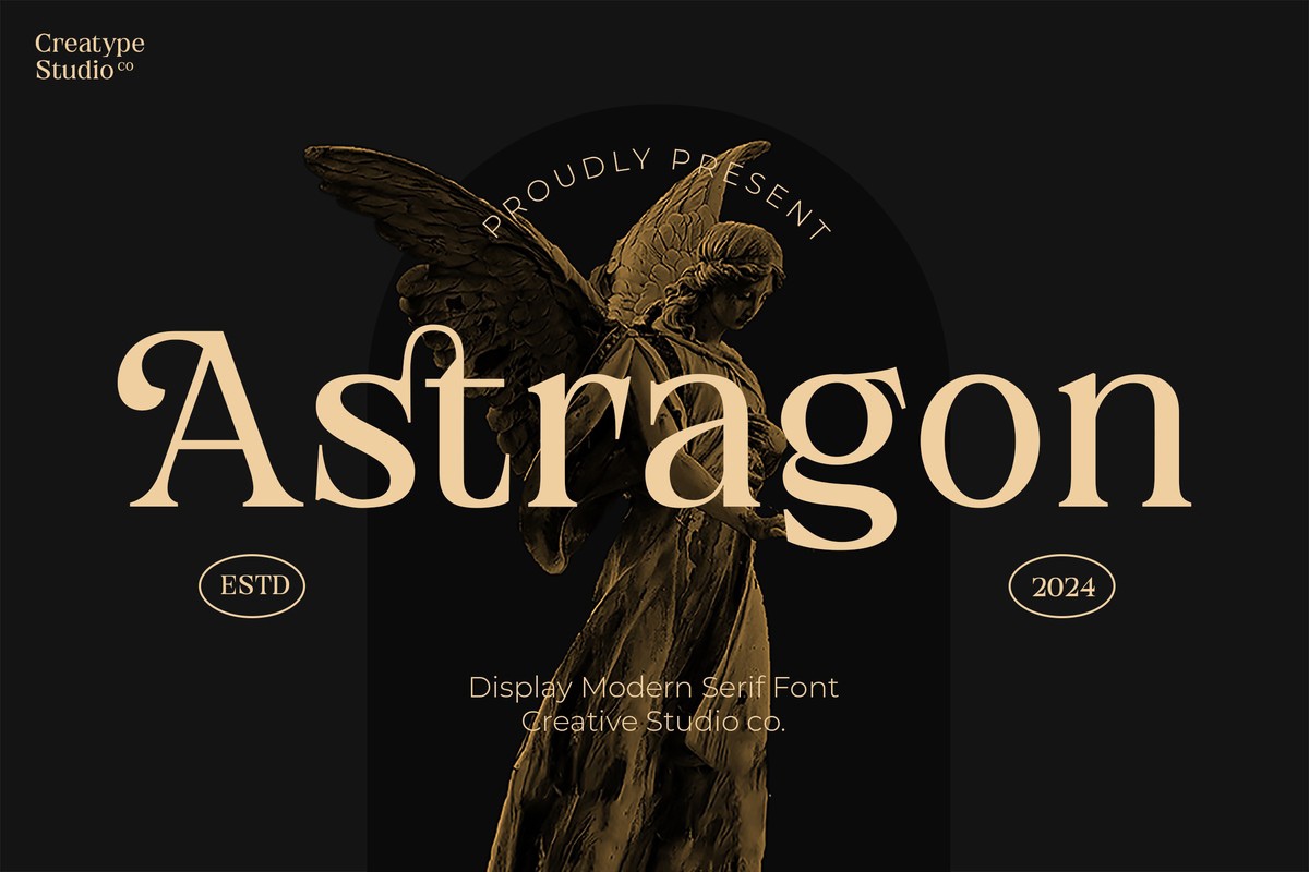 Astragon Font preview