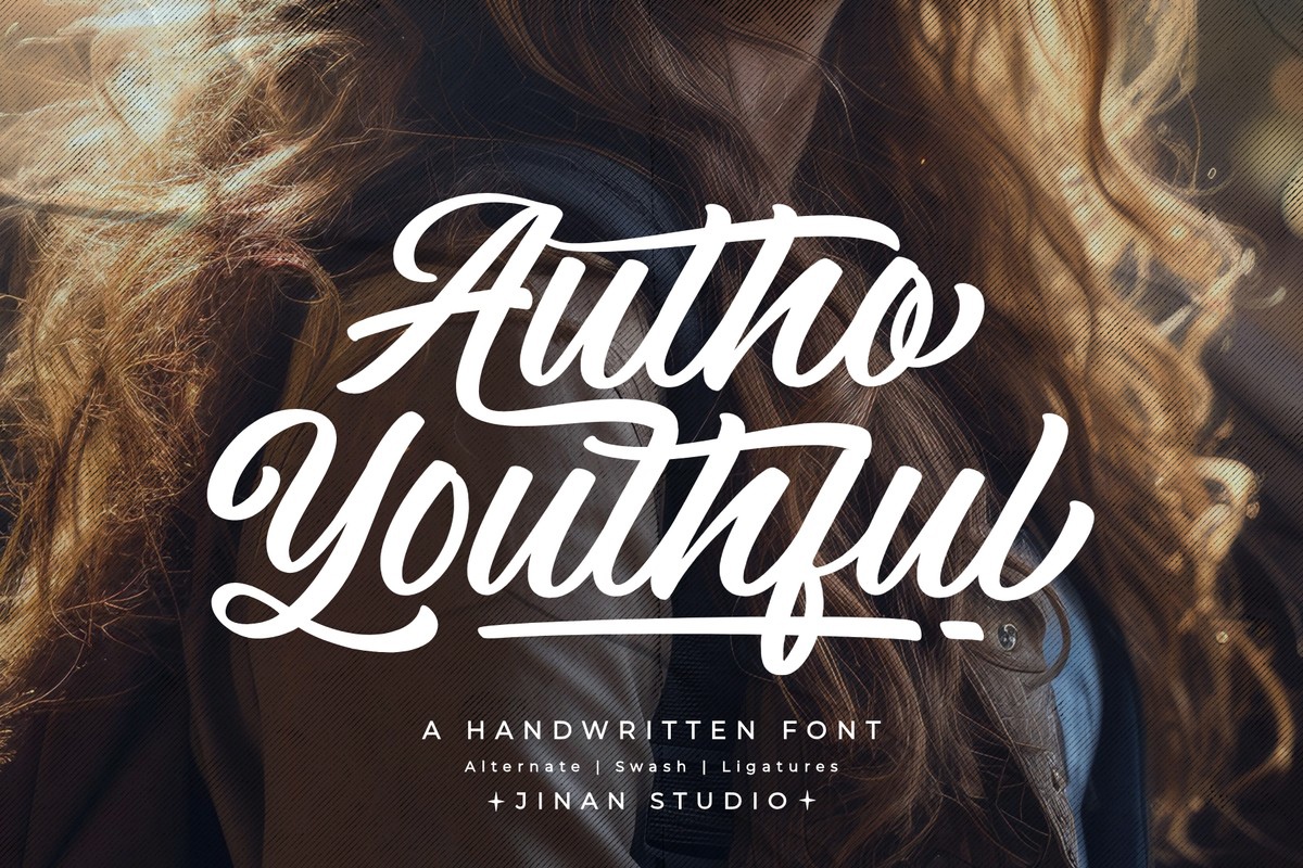 Autho Youthful Font preview