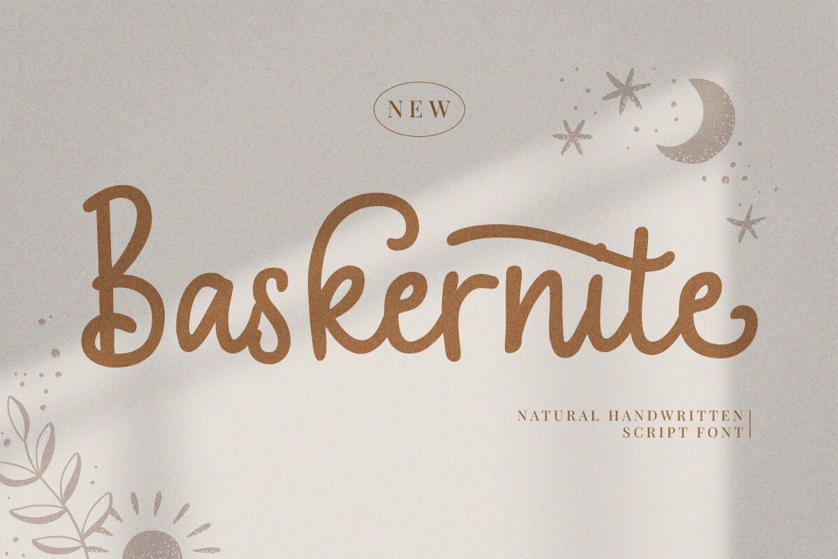 Baskernite Font preview