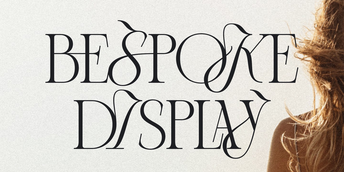 Bespoke Display Font preview