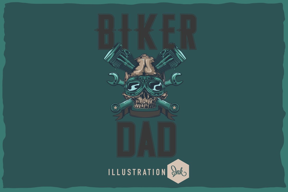 ZP Biker Dad Font preview