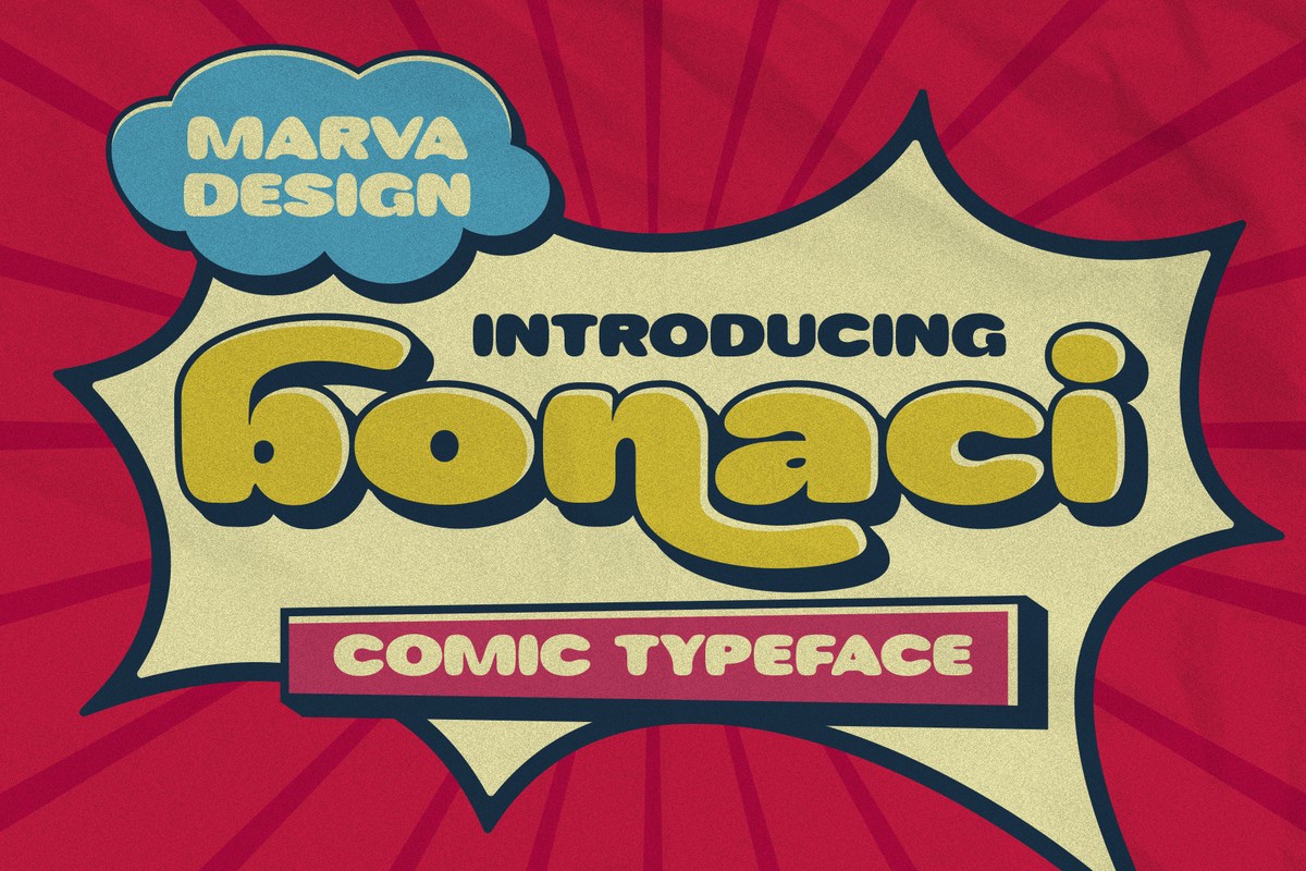 Bonaci Font preview