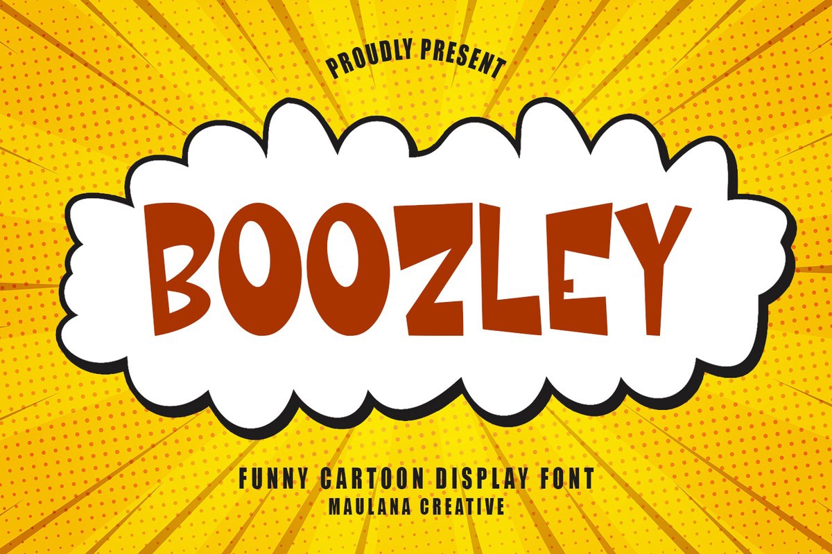 Boozley Font preview