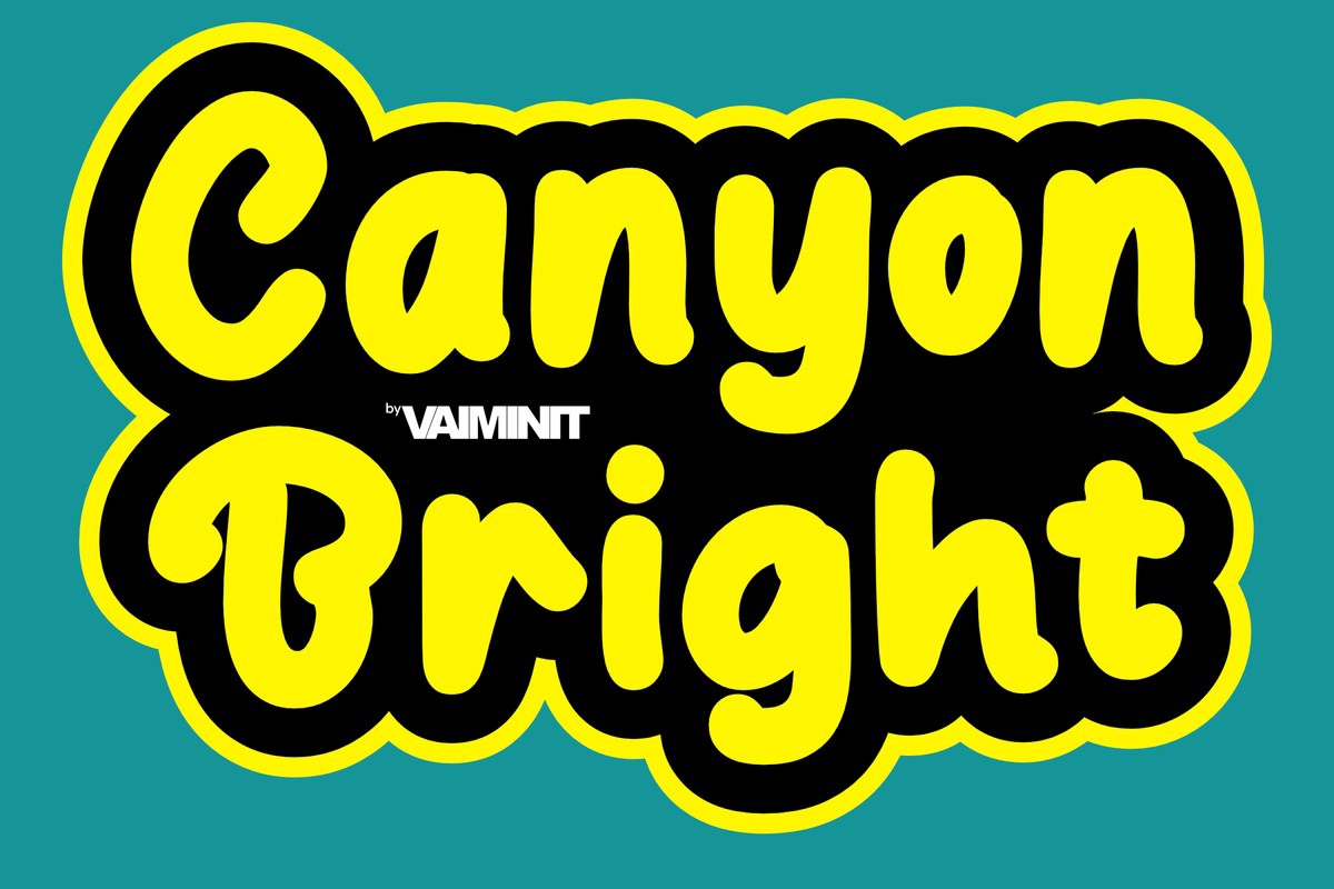 Canyon Bright Font preview