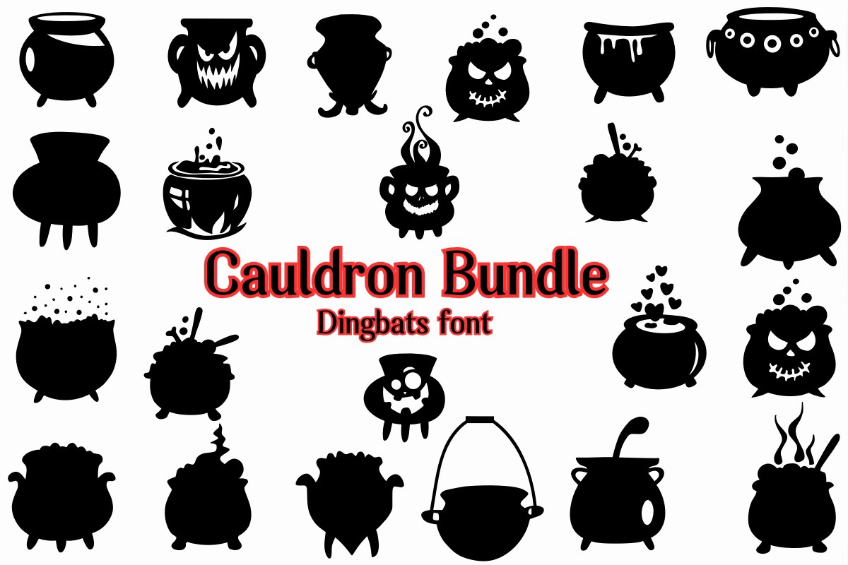 Cauldron Bundle Font preview