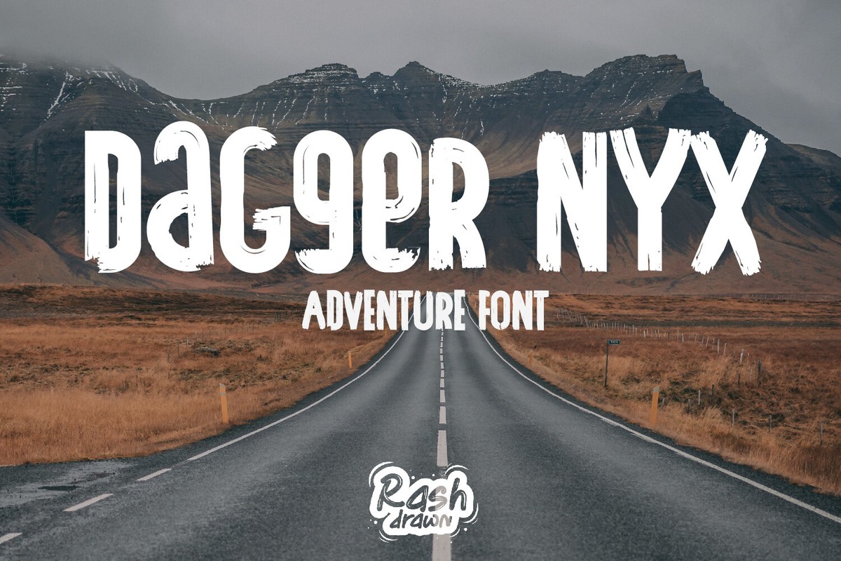 DaGgeR NYx Font preview