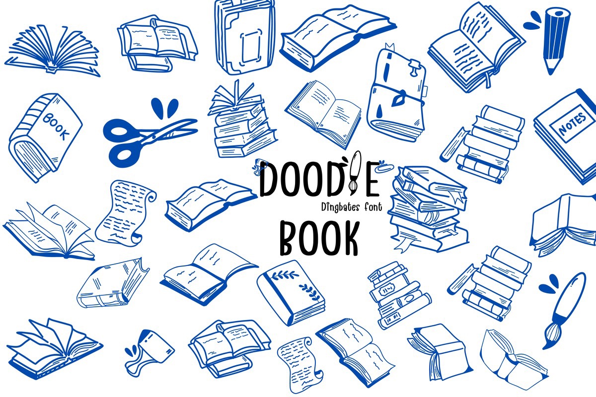 Doodle Book Font preview