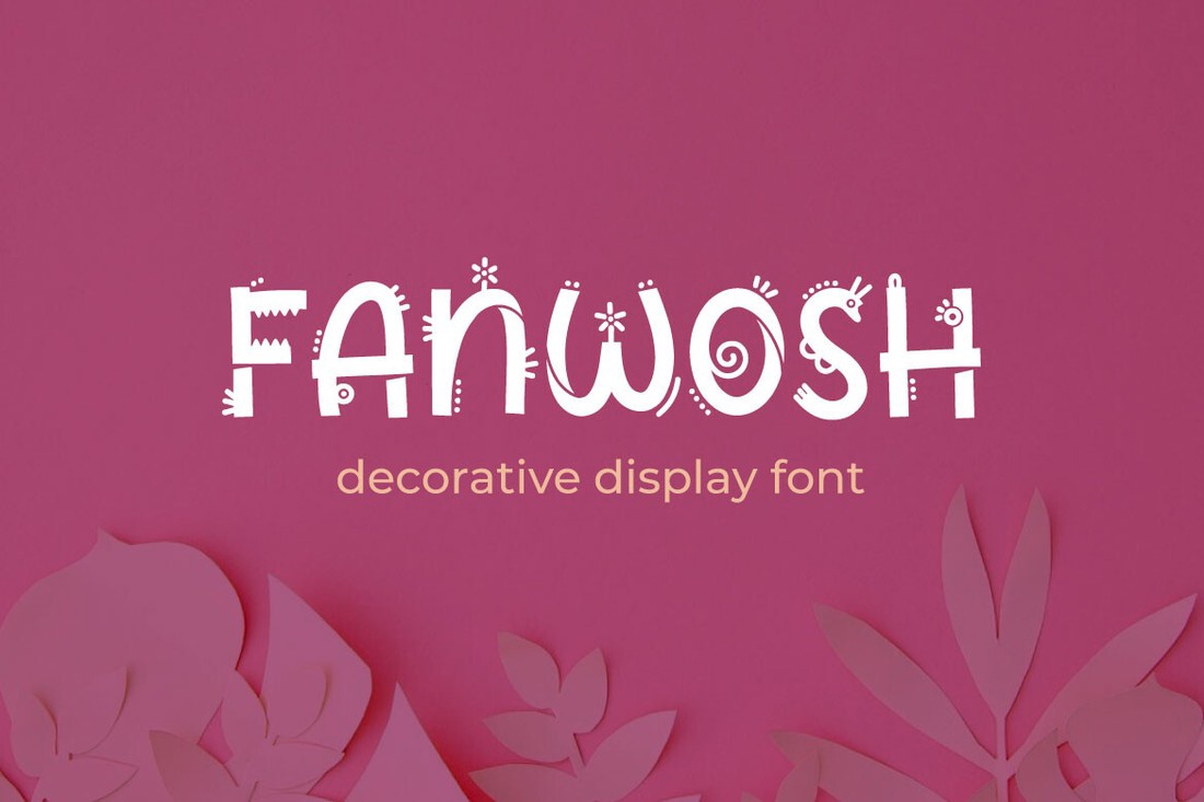 Fanwosh Font preview