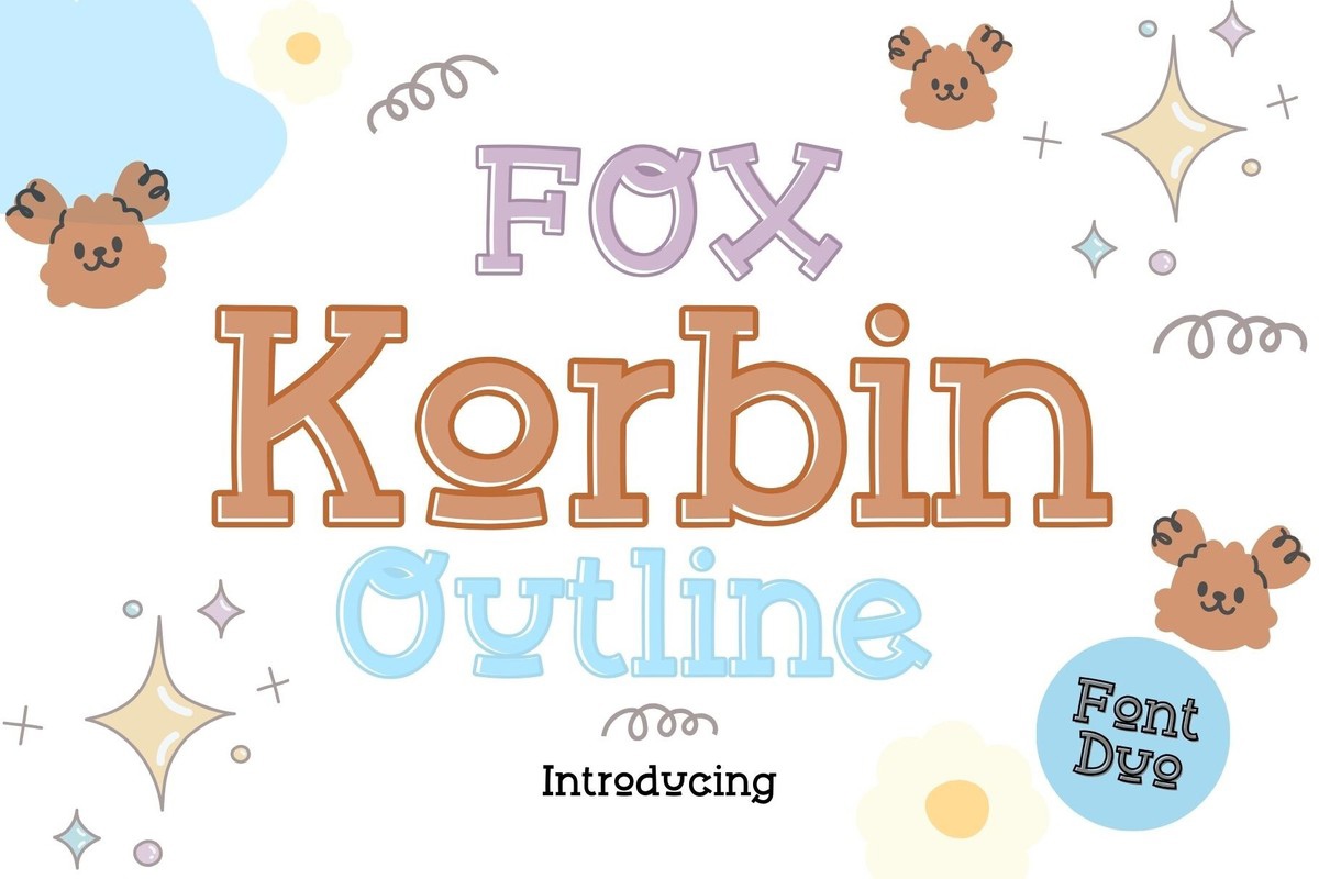 Fox Korbin Font preview