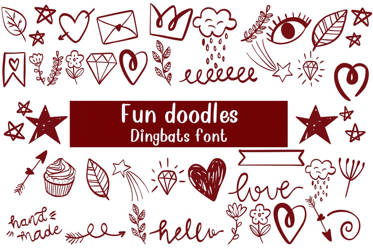 Fun Doodles Font preview