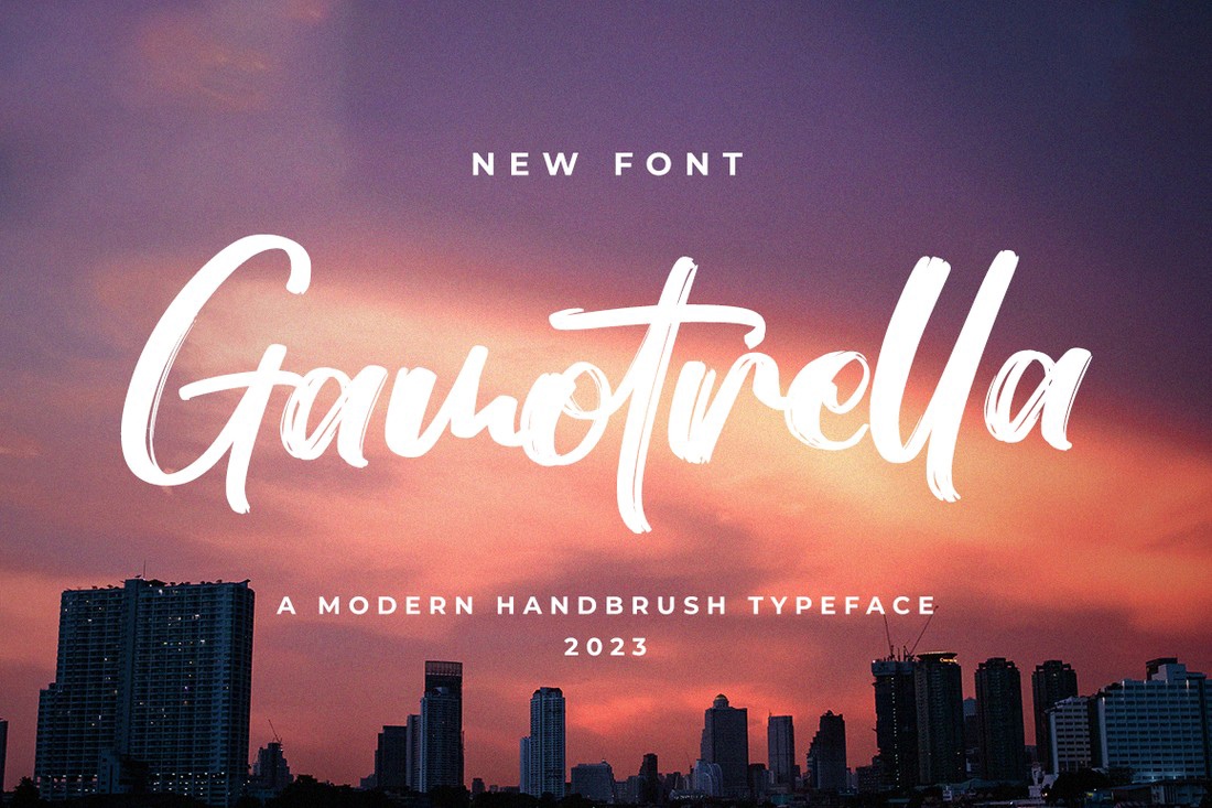 Gamotrella Font preview