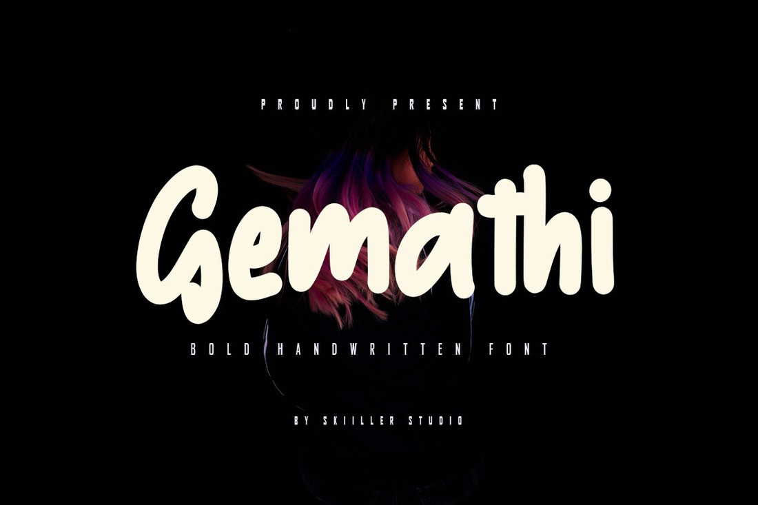 Gemathi Font preview